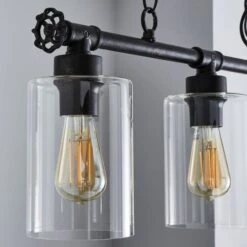 Dunelm Bates 3 Light Ceiling Fitting Industrial 8 Dunelm Bates 3 Light Ceiling Fitting Industrial -Home Lighting 30768638 alt02