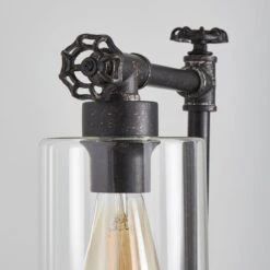 Dunelm Bates 1 Light Industrial Floor Lamp -Home Lighting 30768640 alt02