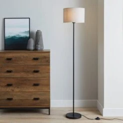 Dunelm Ava Black Floor Lamp Base 9 Dunelm Ava Black Floor Lamp Base -Home Lighting 30769758 alt04