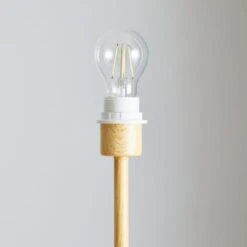 Dunelm Luna Wood Floor Lamp Base -Home Lighting 30769759 alt02