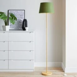 Dunelm Luna Wood Floor Lamp Base -Home Lighting 30769759 alt04