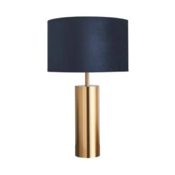 Dunelm Nesa Brushed Gold And Navy Touch Table Lamp 8 Dunelm Nesa Brushed Gold And Navy Touch Table Lamp -Home Lighting 30770048 alt05