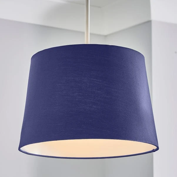 Dunelm Ava Navy Tapered Shade 1 Dunelm Ava Navy Tapered Shade