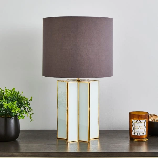 Dunelm Virgo Star Glass Table Lamp 2 Dunelm Virgo Star Glass Table Lamp - Image 2