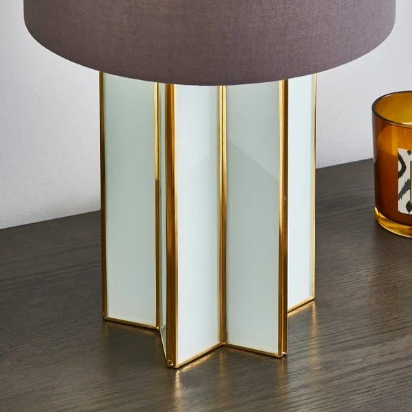 Dunelm Virgo Star Glass Table Lamp 4 Dunelm Virgo Star Glass Table Lamp - Image 4