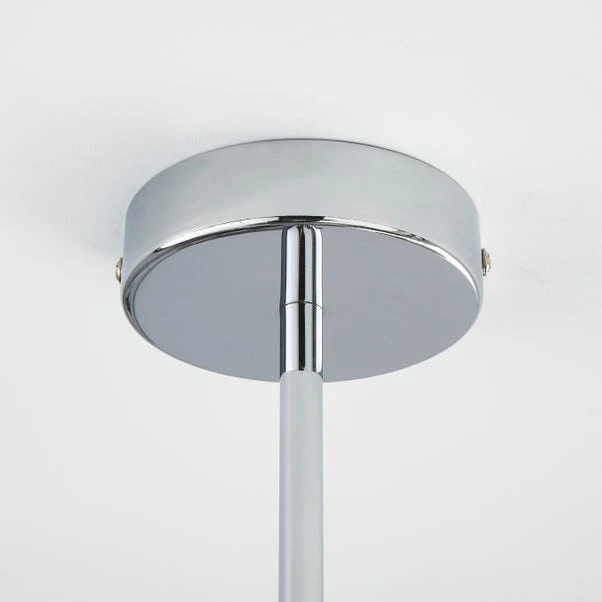 Dunelm Erin Ceiling 3 Light Smoked Ceiling Fitting 4 Dunelm Erin Ceiling 3 Light Smoked Ceiling Fitting - Image 4