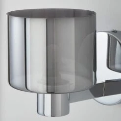 Dunelm Erin Smoked Wall Light -Home Lighting 30770083 alt02