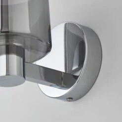 Dunelm Erin Smoked Wall Light -Home Lighting 30770083 alt03