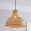 Dunelm Keoni Bamboo Easy Fit Pendant 35cm