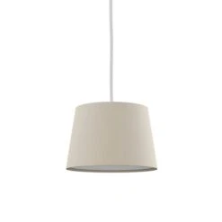 Dunelm Luna Natural Tapered Shade 27cm -Home Lighting 30771043 alt03