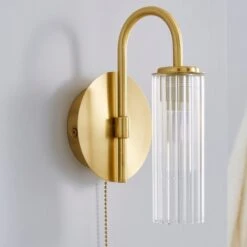 Dorma Henstone Bathroom Wall Light -Home Lighting 30780621 alt03