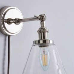 Dorma Purity Nickson EasyFit Plug-In Wall Light -Home Lighting 30780622 alt02