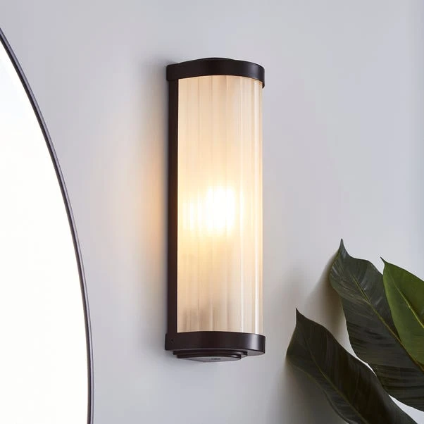 Dunelm Ripon Bathroom Wall Light Matt Black 1 Dunelm Ripon Bathroom Wall Light Matt Black