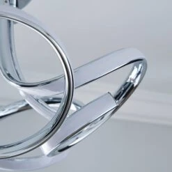 Dunelm Cortez 5 Light Integrated LED Swirl Semi-Flush Ceiling Fitting -Home Lighting 30781655 alt02