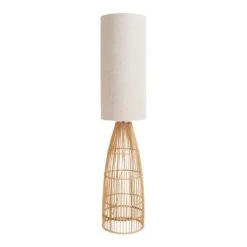 Dunelm Cortado Natural Wicker Floor Lamp -Home Lighting 30781660 alt04