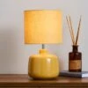 Dunelm Oslo Ochre Ceramic Table Lamp