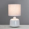 Dunelm Oslo Dove Grey Ceramic Table Lamp