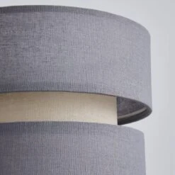 Dunelm Frea Grey Table Lamp -Home Lighting 30786016 alt02