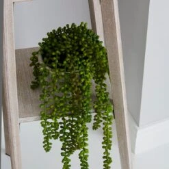 Dunelm Beaumont Plant Stand Natural Wood Floor Lamp -Home Lighting 30787666 alt02