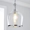 Dunelm Lenny Glass Pendant Ceiling Fitting