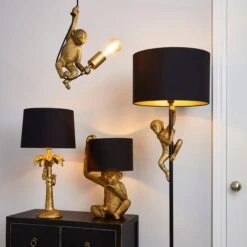 Dunelm Odisha Monkey Floor Lamp -Home Lighting 30788320 alt04