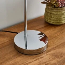 Dunelm Palazzo Table Lamp Clear -Home Lighting 30788352 alt03