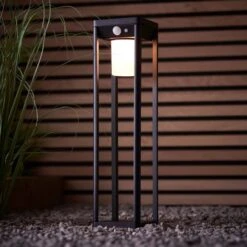Vogue Lighting Vogue Clayton 40cm Outdoor Solar PIR Floor Light