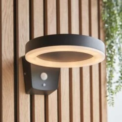 Vogue Lighting Vogue Idris Outdoor Solar PIR Wall Light