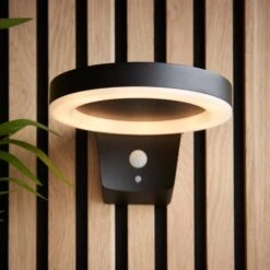Vogue Lighting Vogue Idris Outdoor Solar PIR Wall Light -Home Lighting 30789779 alt03