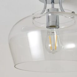 Hotel Lilier Bathroom 1 Light Flush Ceiling Fitting -Home Lighting 30789797 alt02