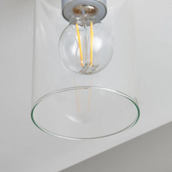 Dunelm Fryer Chrome Bathroom 1 Light Flush Ceiling Fitting 3 Dunelm Fryer Chrome Bathroom 1 Light Flush Ceiling Fitting - Image 3