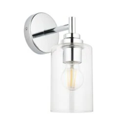 Dunelm Fryer Chrome Bathroom Wall Light 11 Dunelm Fryer Chrome Bathroom Wall Light -Home Lighting 30789841 alt05