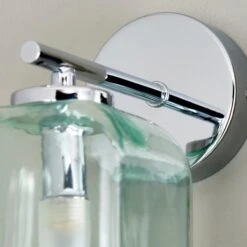 Dunelm Lucia Green Bathroom Wall Light -Home Lighting 30789844 alt03