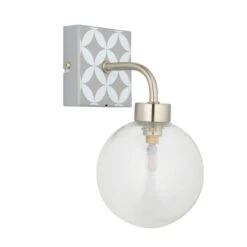 Dunelm Geometric Tile Bathroom Wall Light -Home Lighting 30789859 alt05