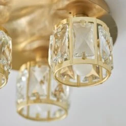 Dunelm Kylie Bathroom 3 Light Flush Ceiling Fitting 8 Dunelm Kylie Bathroom 3 Light Flush Ceiling Fitting -Home Lighting 30789887 alt02