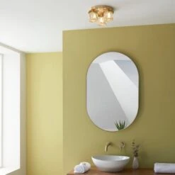 Dunelm Kylie Bathroom 3 Light Flush Ceiling Fitting 10 Dunelm Kylie Bathroom 3 Light Flush Ceiling Fitting -Home Lighting 30789887 alt04
