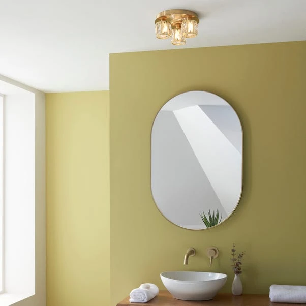 Dunelm Kylie Bathroom 3 Light Flush Ceiling Fitting 5 Dunelm Kylie Bathroom 3 Light Flush Ceiling Fitting - Image 5