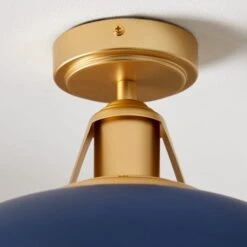 Dunelm Oraya Bathroom 1 Light Flush Ceiling Fitting -Home Lighting 30789890 alt03