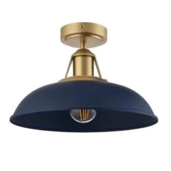 Dunelm Oraya Bathroom 1 Light Flush Ceiling Fitting -Home Lighting 30789890 alt05