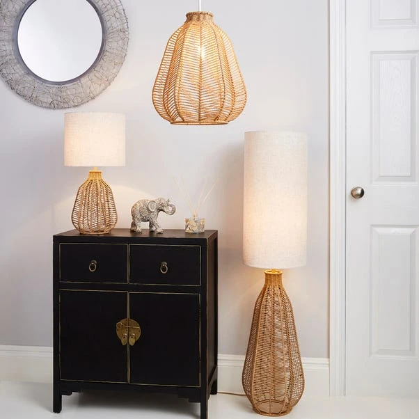 Dunelm Kylo Woven String Pendant Shade 4 Dunelm Kylo Woven String Pendant Shade - Image 4