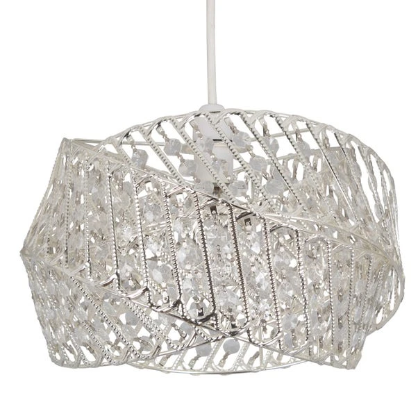 Dunelm Monsanto Jewelled Easy Fit Pendant 2 Dunelm Monsanto Jewelled Easy Fit Pendant - Image 2