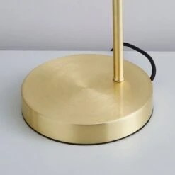 Dunelm Palazzo Frosted Glass Table Lamp Gold -Home Lighting 30792354 alt03