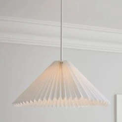 The Edited Life Pahal Origami 45cm Tapered Pendant White