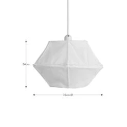 Dunelm Pachai Light Shade 35cm -Home Lighting 30796651 alt04