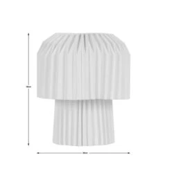 The Edited Life Origami Paper Table Lamp 38cm Mushroom -Home Lighting 30796654 alt04