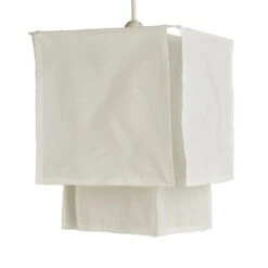 Dunelm Paksha Square Shade 30cm -Home Lighting 30796663 alt03