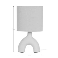 Dunelm Noah Arc Table Lamp 35cm -Home Lighting 30796665 alt04