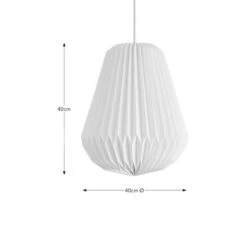 The Edited Life Origami Decagon Paper Pendant Large -Home Lighting 30796675 alt04