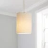 Dunelm Luna 15cm Cylinder Shade Natural