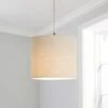 Dunelm Luna 20cm Drum Shade Natural